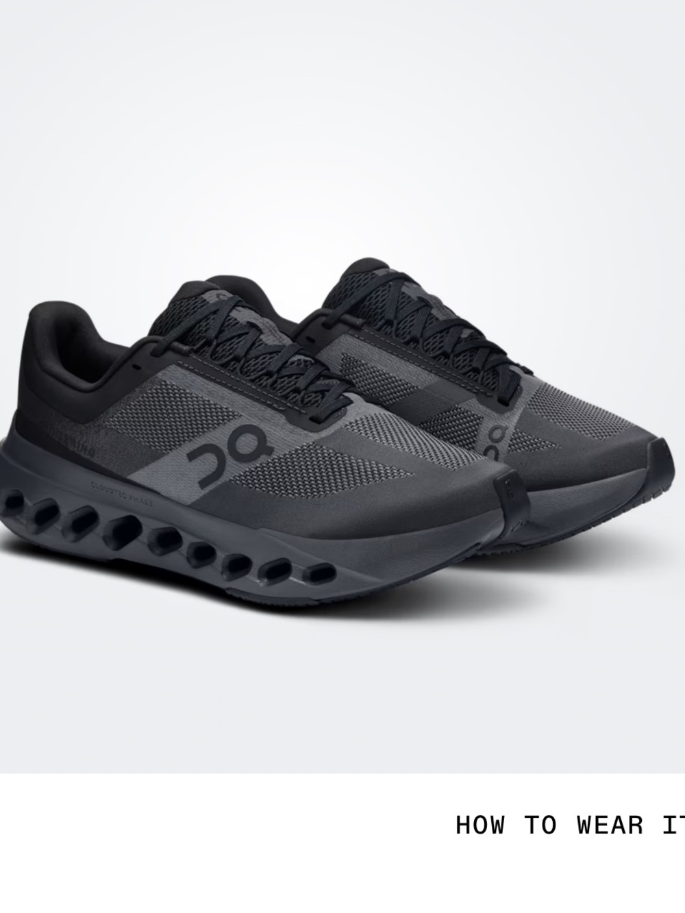 On Cloudsurfer Next Sneakers Women’s 9 Black Running Shoes